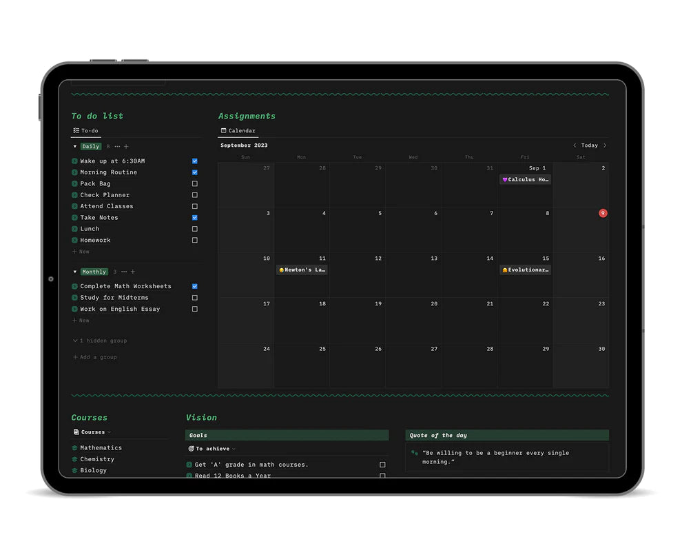 Student Dashboard 📗